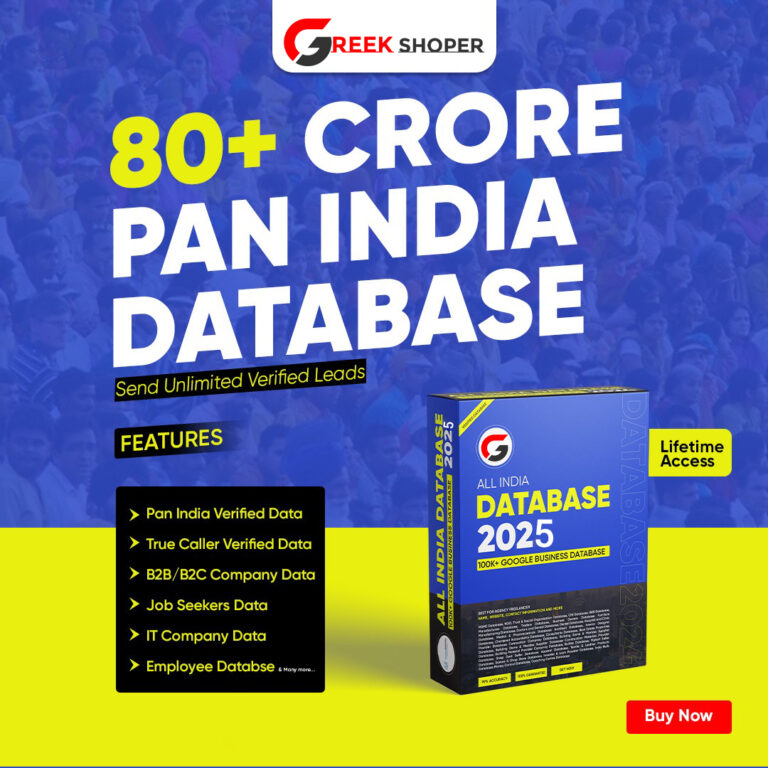 PAN INDIA DATA SELL